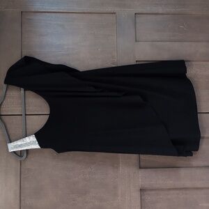 Black asymmetric dress